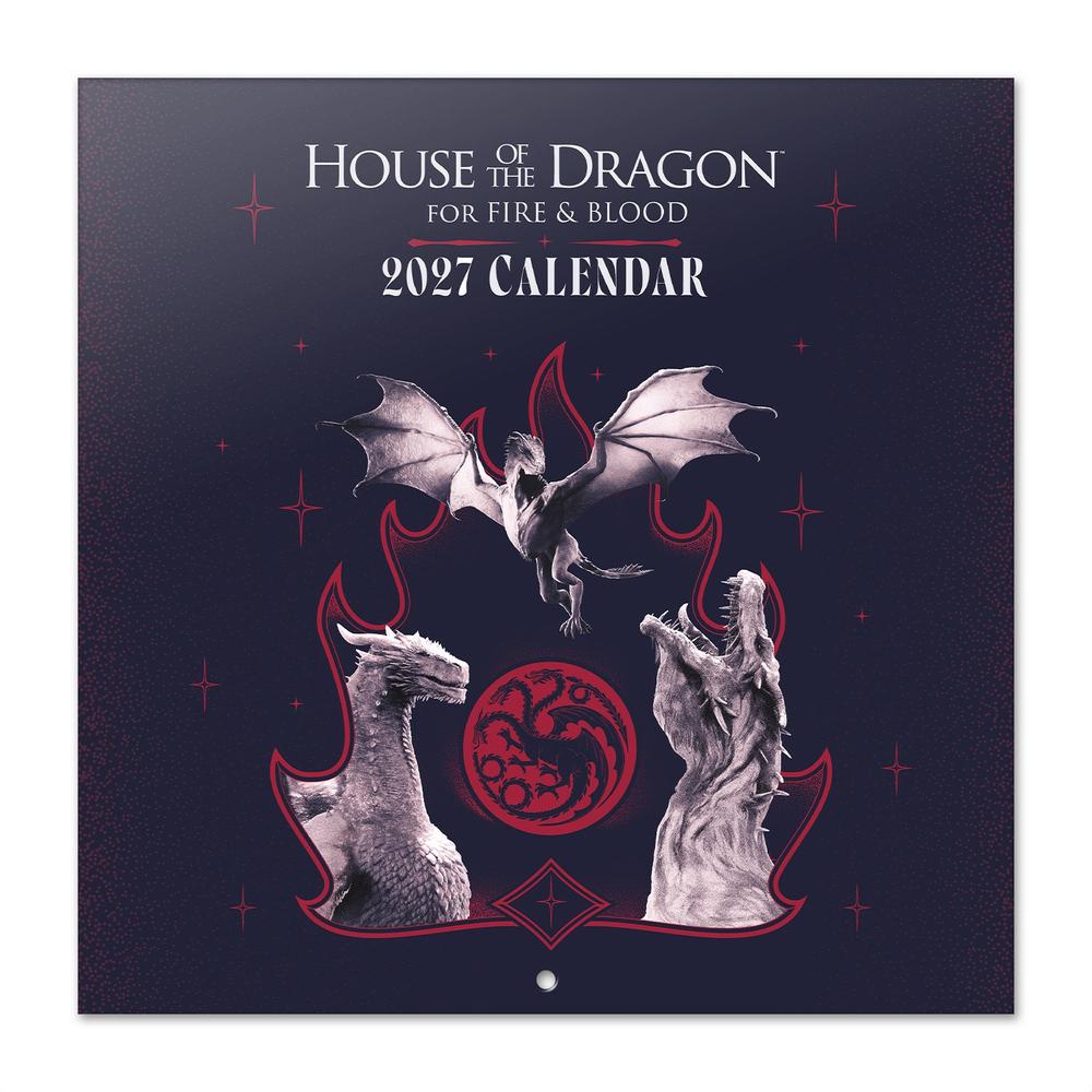 Grupo Erik Game Of Thrones House Of The Dragon - Season 3 2027 30X30 Kalender - Mehrfarben